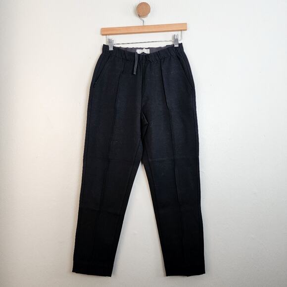 NEW Everlane Black Pull-On Tapered Leg The Dream Knit Lounge Pant - Picture 1 of 10